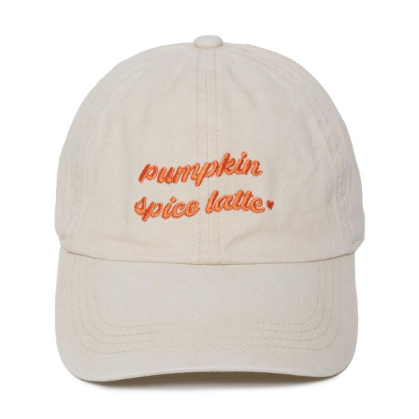 Pumpkin Spice Latte Baseball Cap