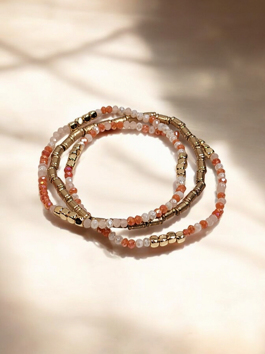 Solar Energy Stackable Bracelet Set